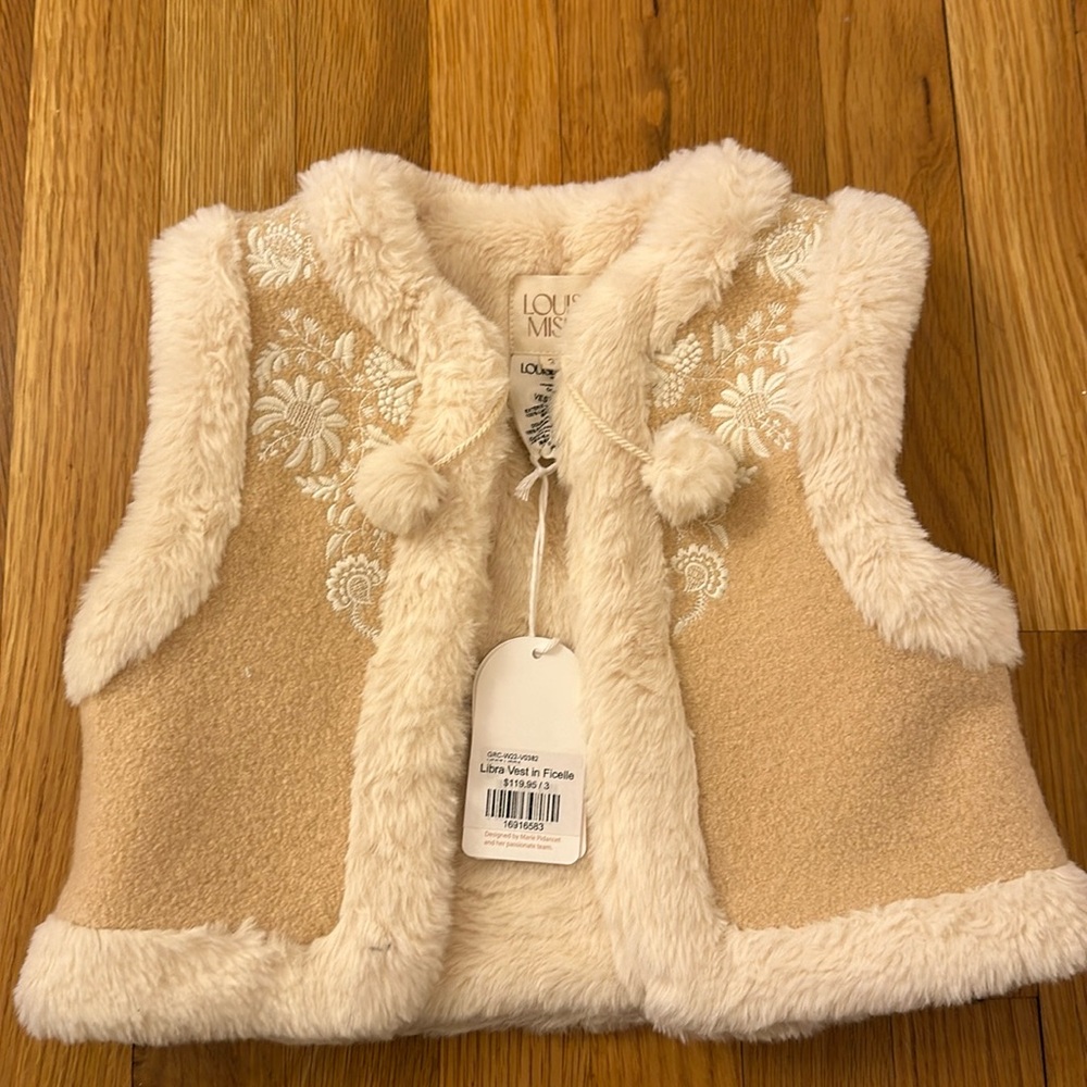 Toddler fur vest
